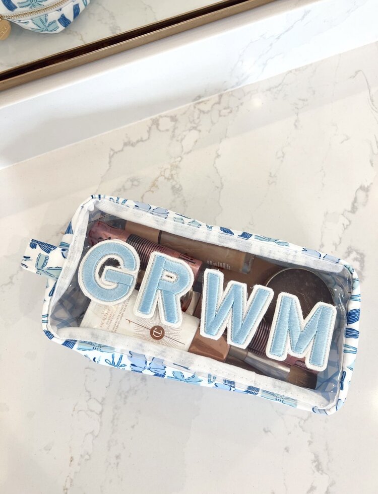 KenzKustomz GRWM Clear Makeup Bag