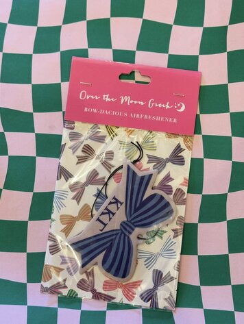 Over The Moon Greek Kappa Kappa Gamma Bow Air Freshener
