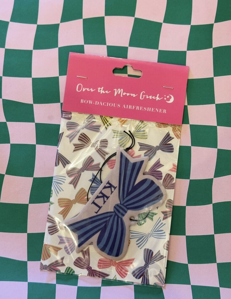Over The Moon Greek Kappa Kappa Gamma Bow Air Freshener