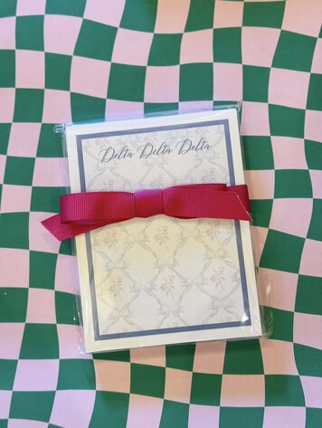 Over The Moon Greek Tri Delta Floral Notepad (100 pages)