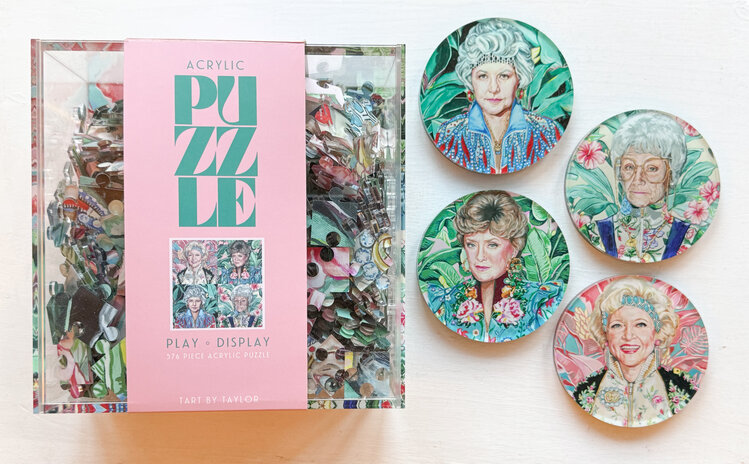 Tart By Taylor Golden Gals Acrylic Puzzle