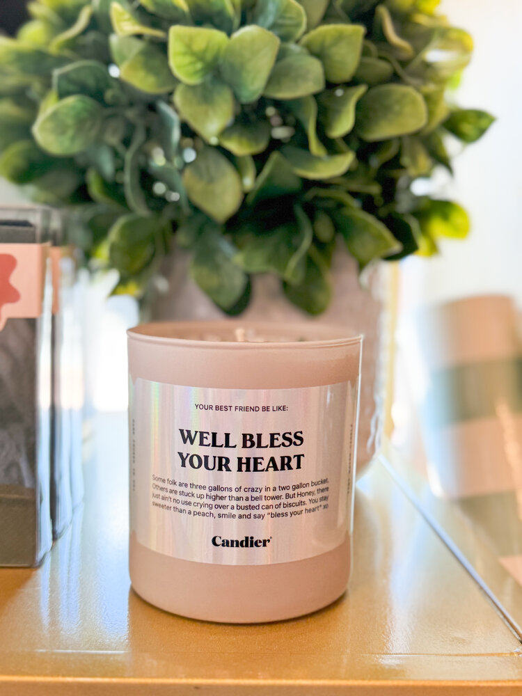 Candier Bless Your Heart Candle