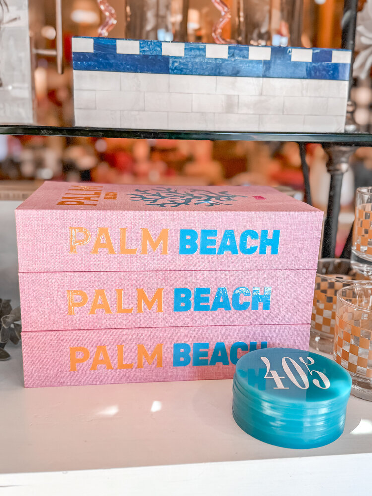 Toss Designs Decorative Book with Jewelry Box Inside - Palm Beach