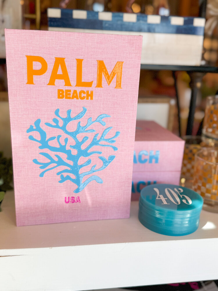 Toss Designs Decorative Book with Jewelry Box Inside - Palm Beach