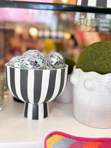 Oyoy Living Design Toppu Bowl- Black/White