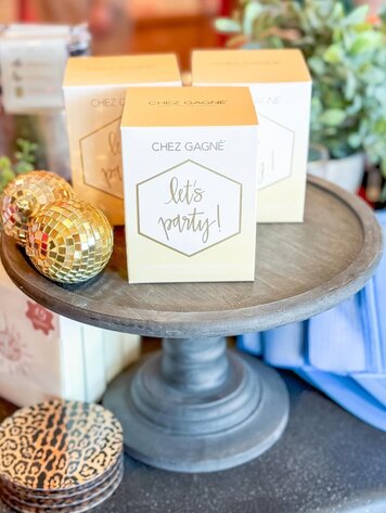 Chez Gagne Let's Party - Boxed Candle