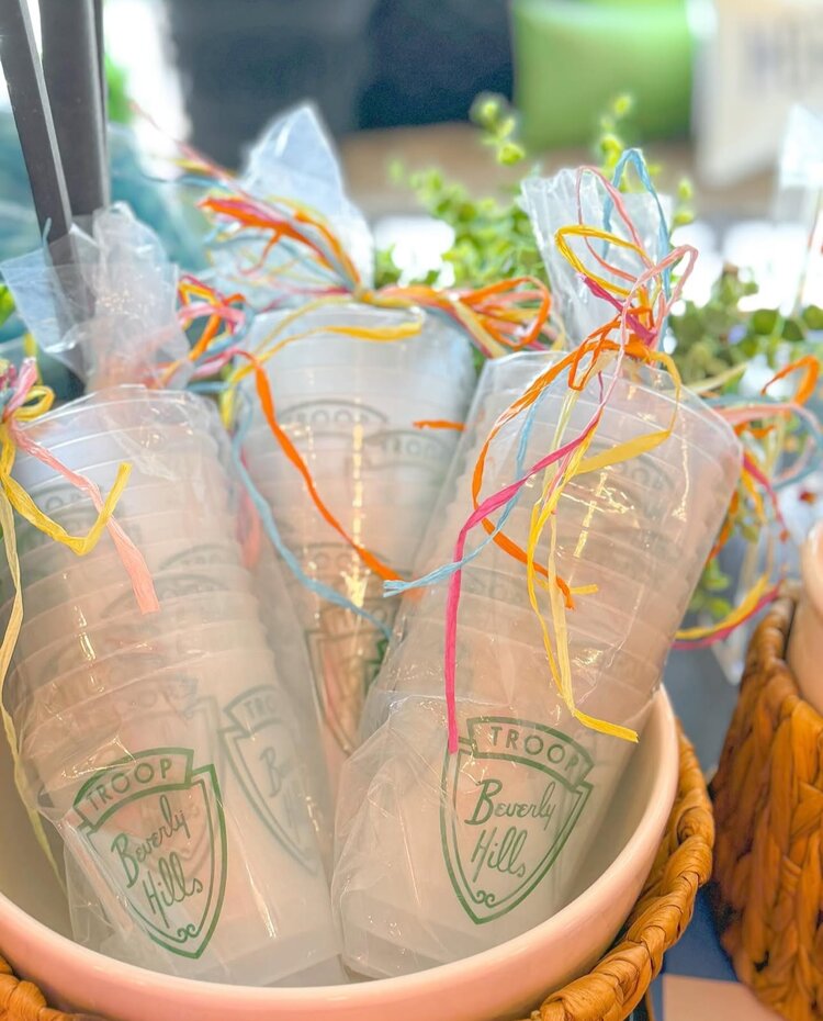 Sip Hip Hooray Troop Beverly Hills Reusable Cups - Set of 10