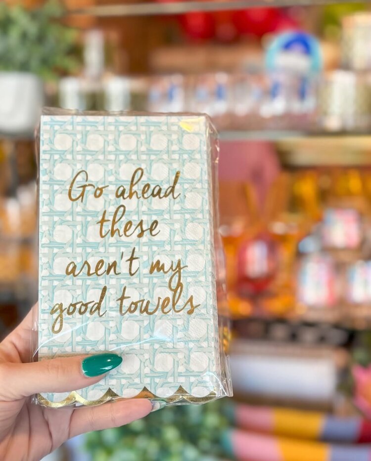 8 Oak Lane Seafoam Paper Guest Towels