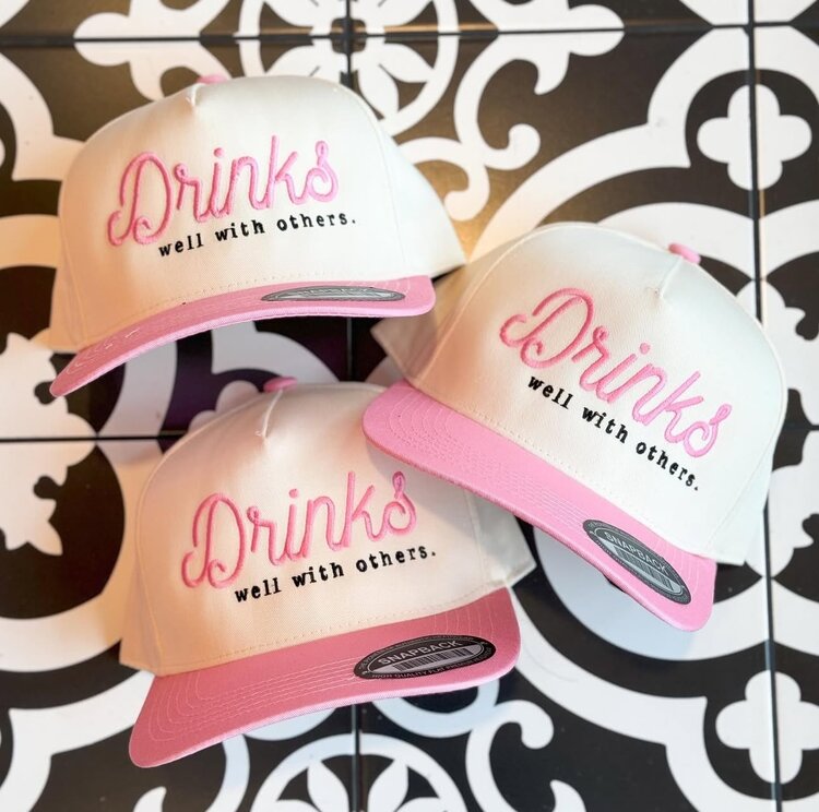 Summer Tees Drinks Well With Others Trucker Hat