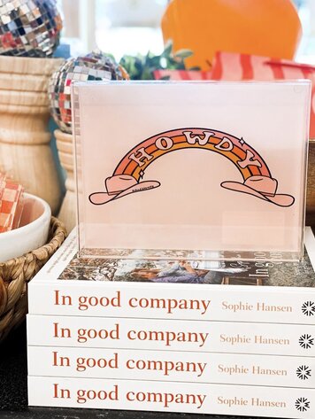 Deny Designs Howdy Acrylic Tray Small