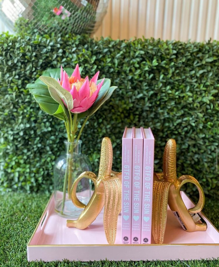 8 Oak Lane Banana Bookends - Set of 2