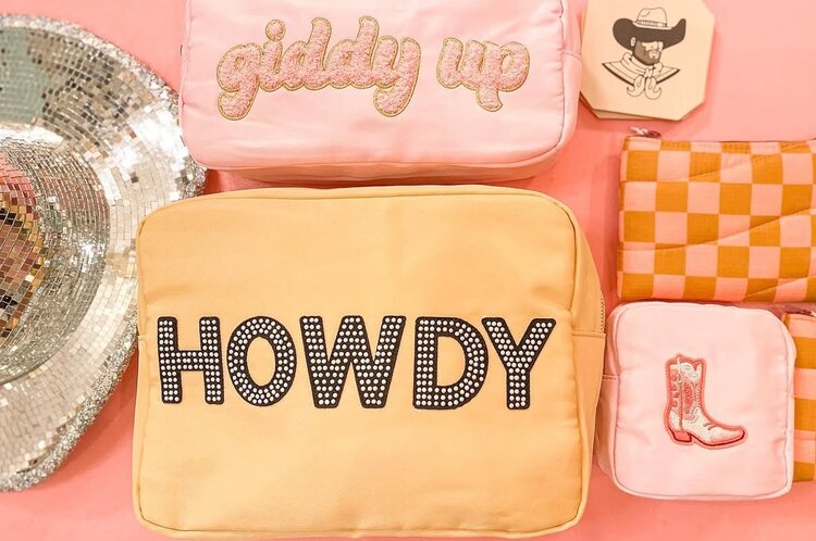 KenzKustomz XL Howdy Camel Makeup Bag
