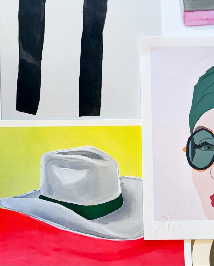 ALEX'S Electric Cowboy Hat Print - 9x12