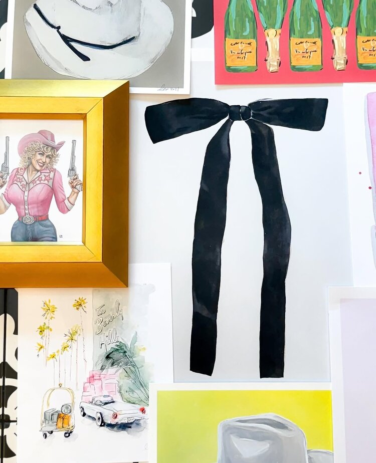 Black Bow Print - 16x20