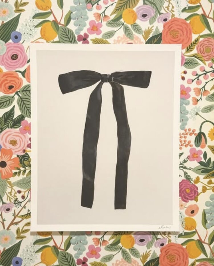 Black Bow Print - 16x20