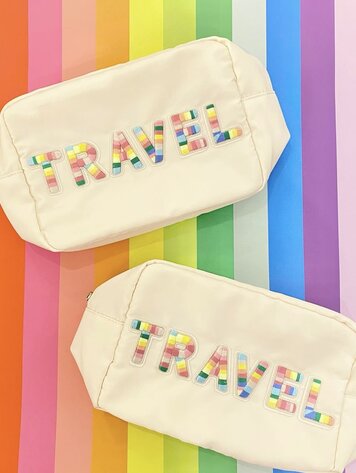 KenzKustomz XL Nylon Rainbow Premade Travel Bag