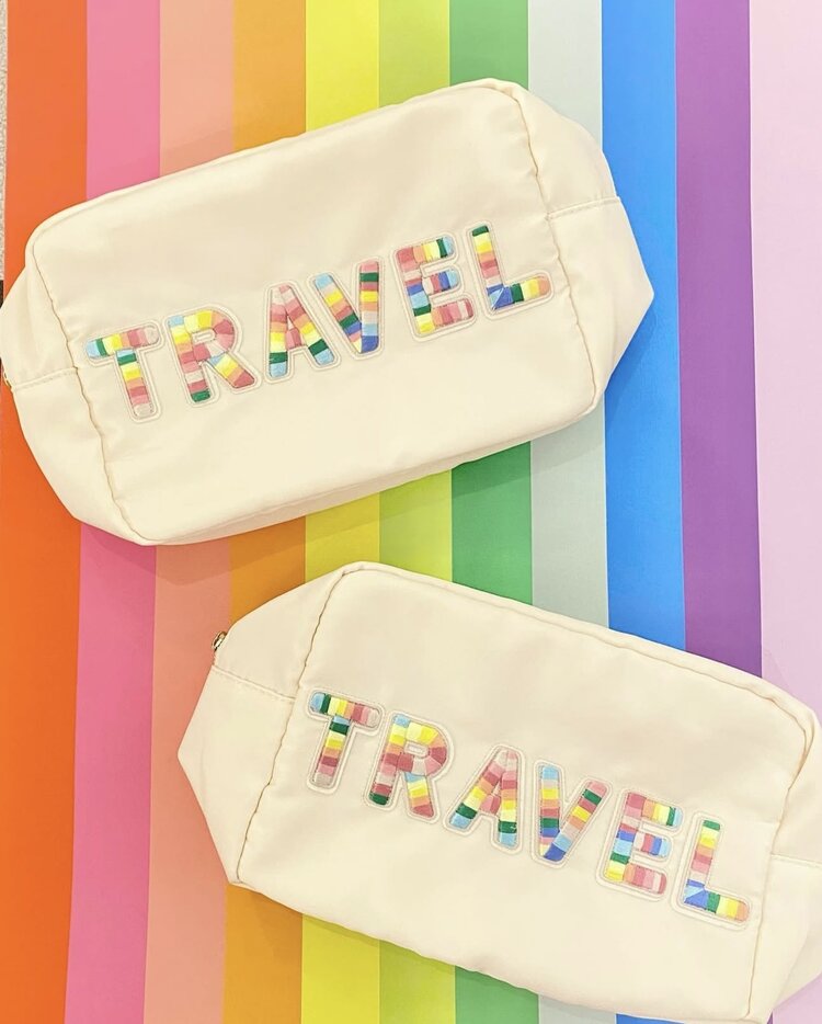 KenzKustomz XL Nylon Rainbow Premade Travel Bag