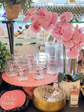 Sip Hip Hooray Bows 14oz Stemless Wine Tossware