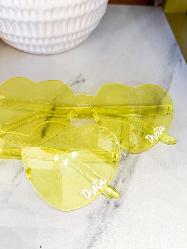 Duo Threads Only Eyes for you Heart Sunnies - Kappa Alpha Theta
