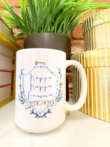 Over The Moon Greek Kappa Kappa Gamma Motif Mug