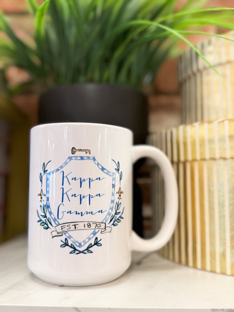 Over The Moon Greek Kappa Kappa Gamma Motif Mug