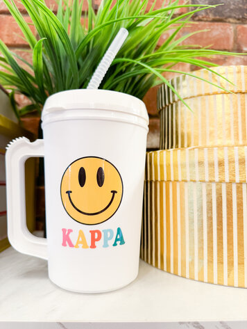 Duo Threads All Smiles Mega Mug - Kappa Kappa Gamma