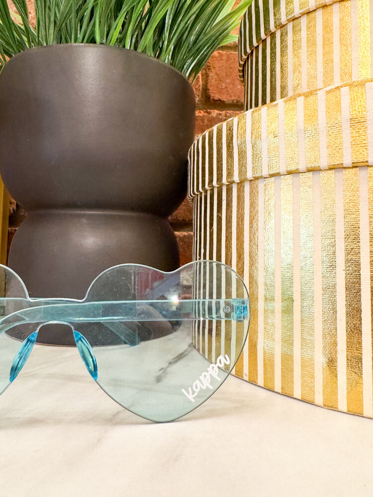 Duo Threads Only Eyes for you Heart Sunnies - Kappa Kappa Gamma