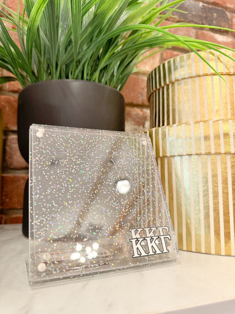 Duo Threads Insta Glitter Picture Frame - Kappa Kappa Gamma