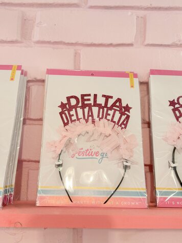 Festive Gal Delta Delta Delta Festive Headband