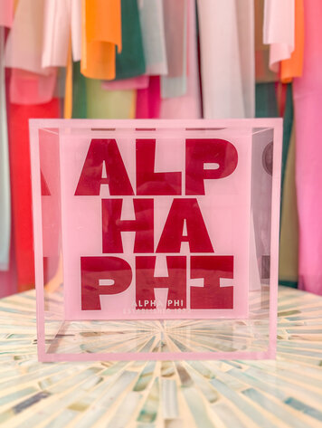 Duo Threads Savvy Sorority Trinket Tray - Alpha Phi
