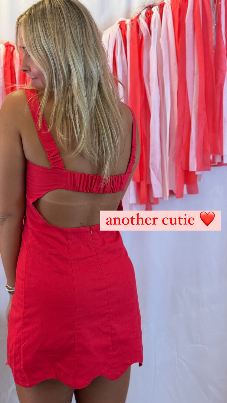 TCEC Tailgate Traditions Mini Dress - Red