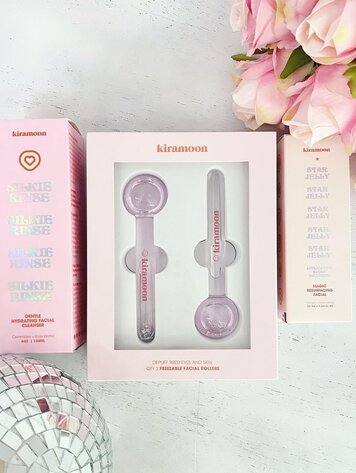 Moon Globes Glittery Facial Ice Rollers