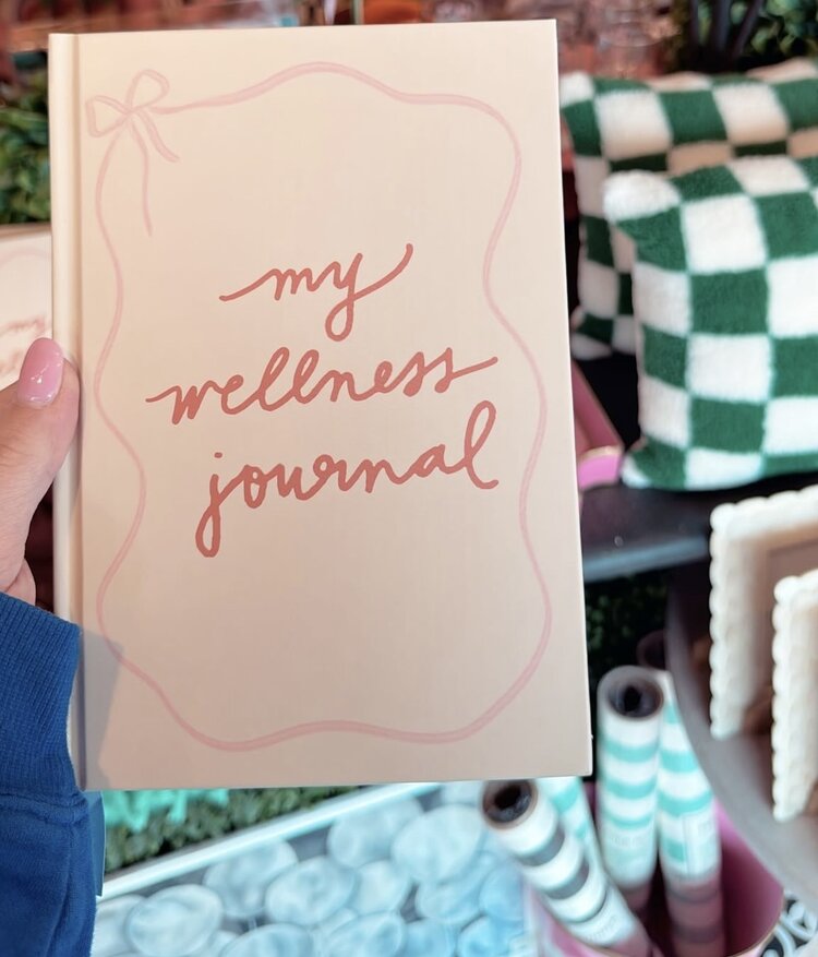 Summer Lane Pink Bow Wellness Journal