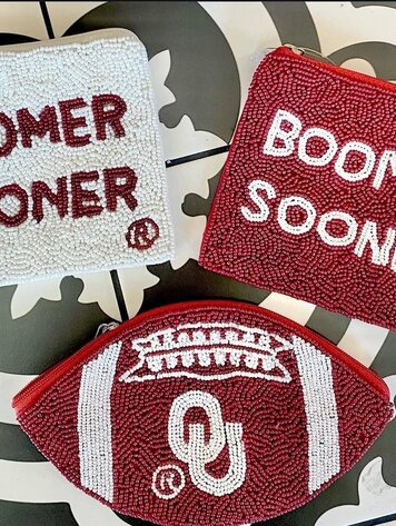 Ole Red Boomer Sooner Coin Purse