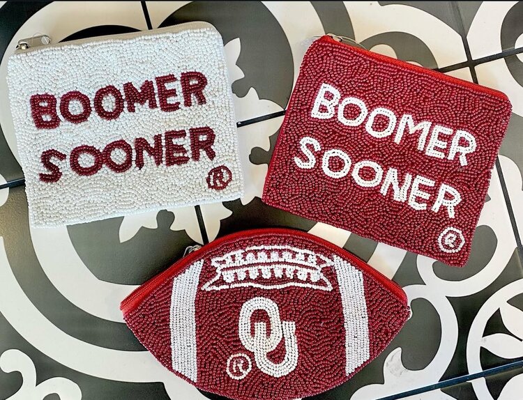 Ole Red Boomer Sooner Coin Purse
