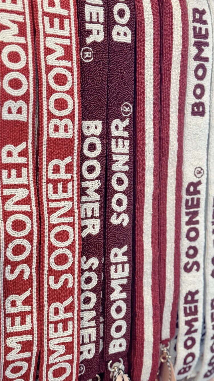 Desden Boomer Soomer OU Beaded Purse Strap