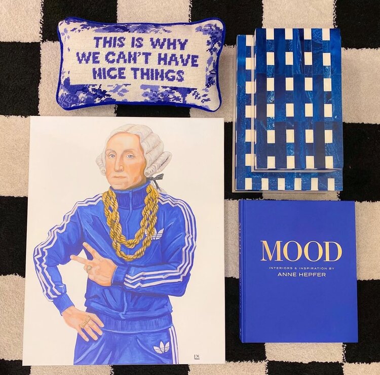 Furbish Nice Things Needlepoint Pillow