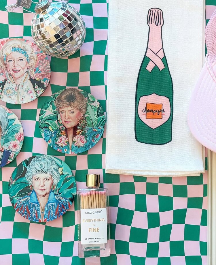 Toss Designs Champagne Bottle Towel