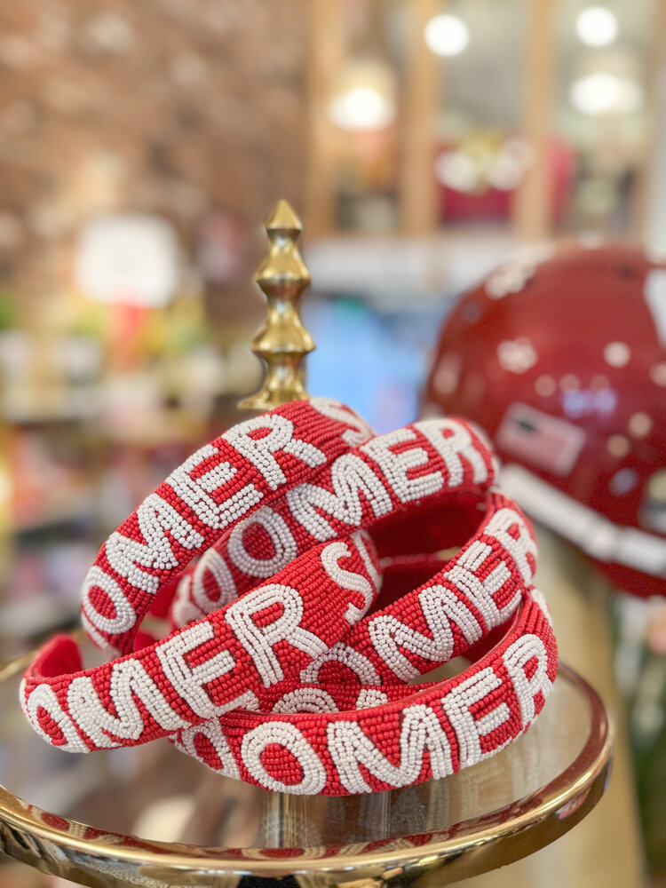 Desden Boomer Sooner Beaded Headband