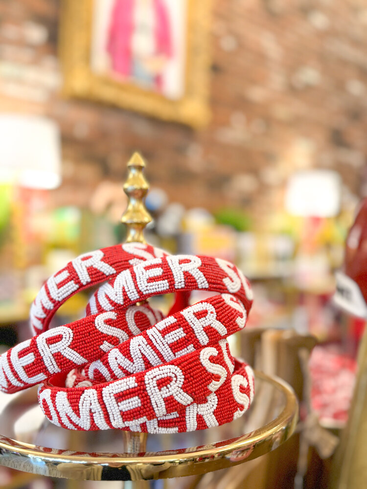 Desden Boomer Sooner Beaded Headband