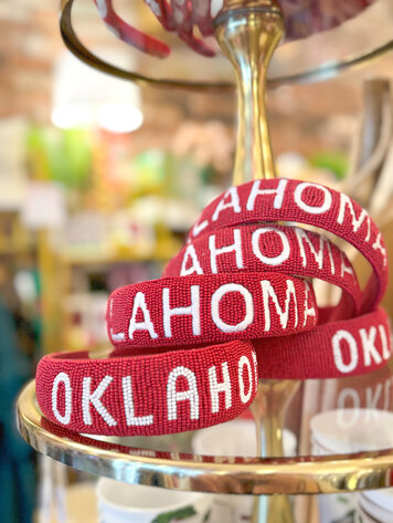 Emerson Street Oklahoma Beaded Headband