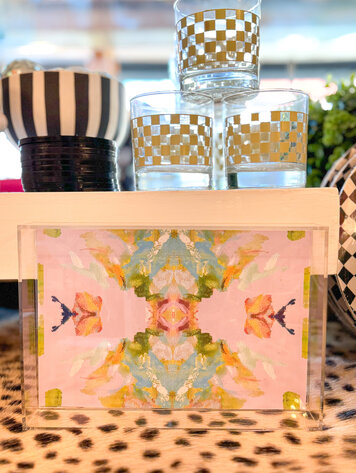 Tart By Taylor Stained Glass Lavender Small Tray