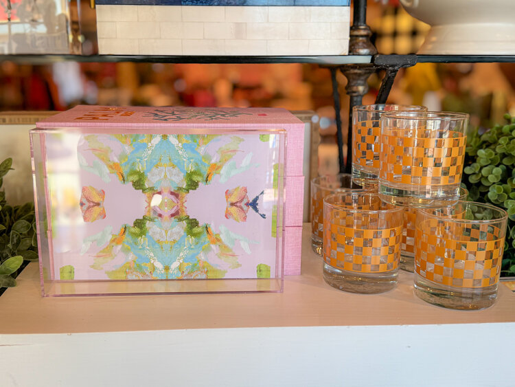 Tart By Taylor Stained Glass Lavender Small Tray