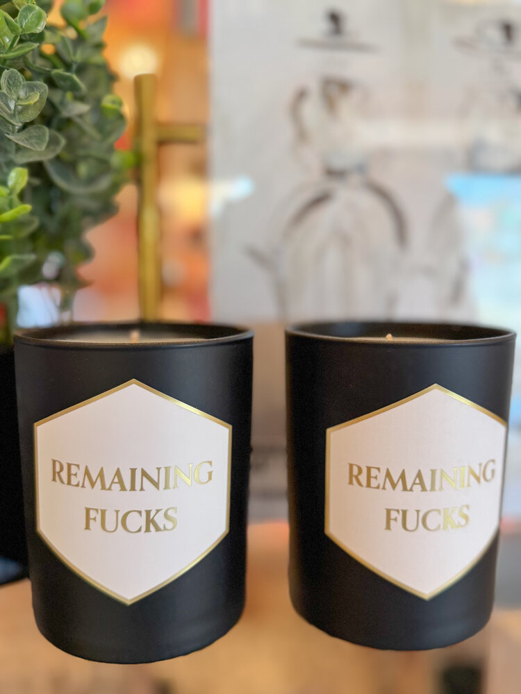 Chez Gagne Remaining F*'s Candle