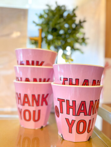 Rice By Rice Cup Medium W/ Thank You