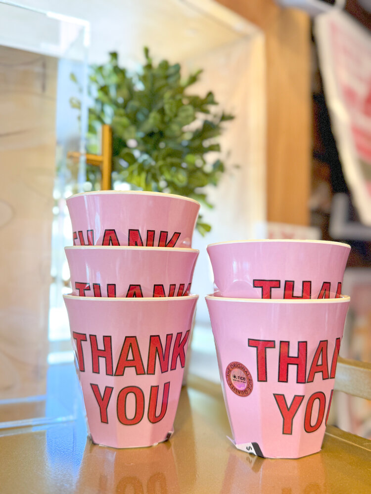 Rice By Rice Cup Medium W/ Thank You