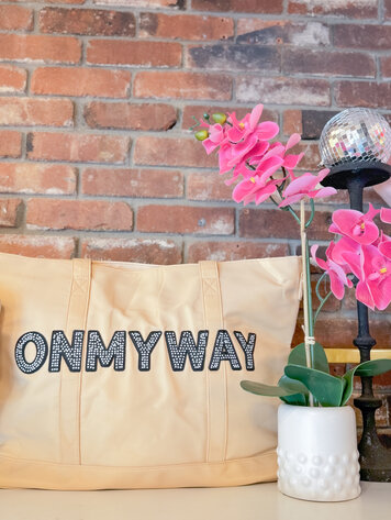 KenzKustomz On My Way Camel Tote