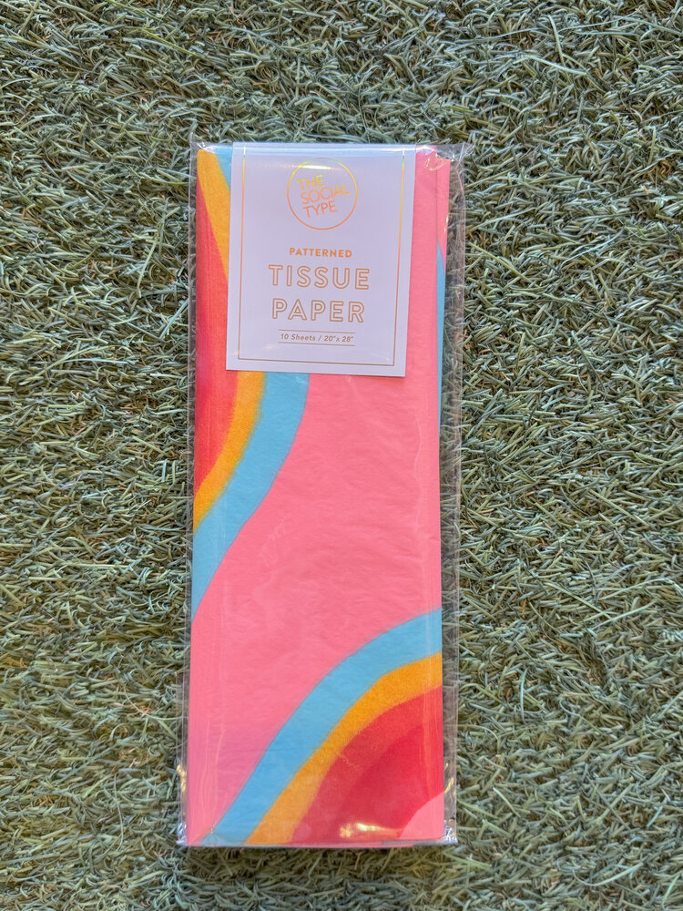 The Social Type Rainbow Tissue Paper