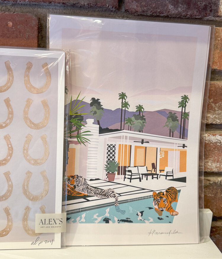 Karina Mansfield Pool Party Art Print