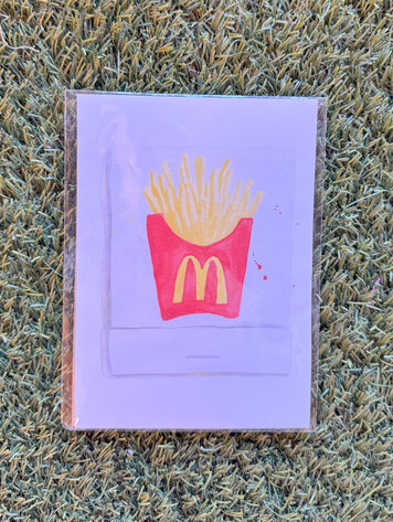 Furbish McDonald's Matchbook Watercolor Print 5x7